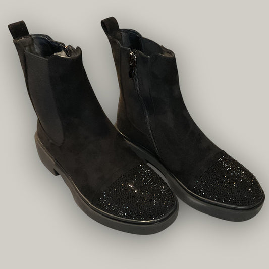 Little Empresses - Crystal Toe Bootie