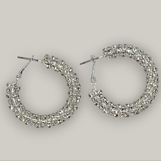 EL-KA - Sparkle Hoop Earrings