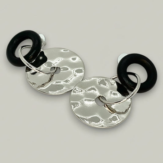 Merx - Modern Eclipse Hoop Earrings