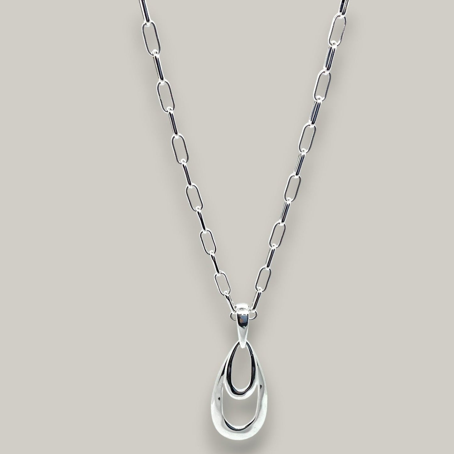 Merx - Fluid Teardrop Pendant Necklace