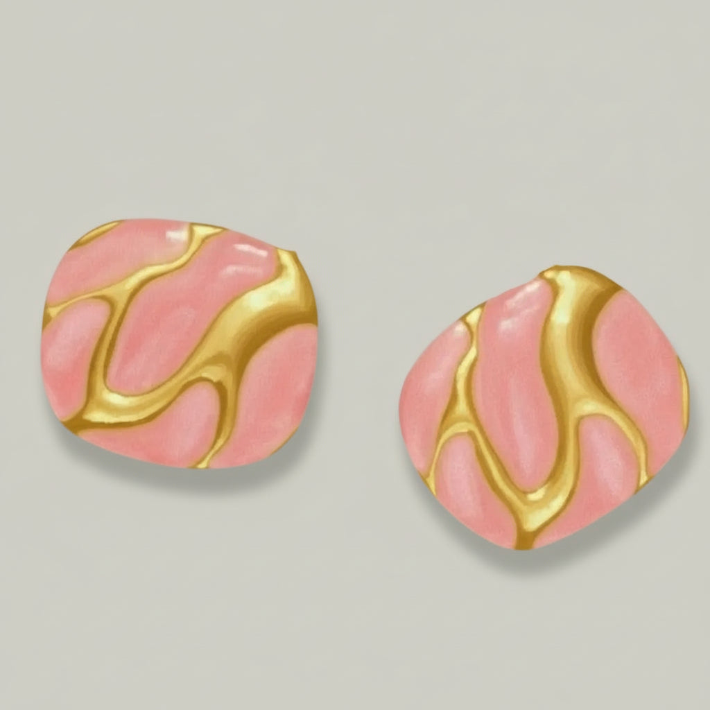 Audrey's - Gilded Wave Studs