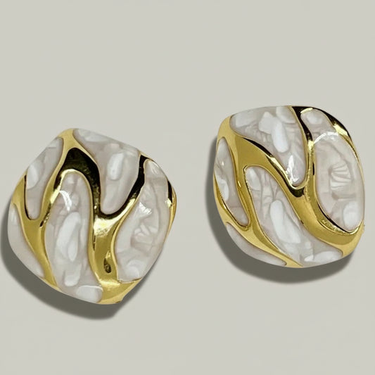 Audrey's - Gilded Wave Studs