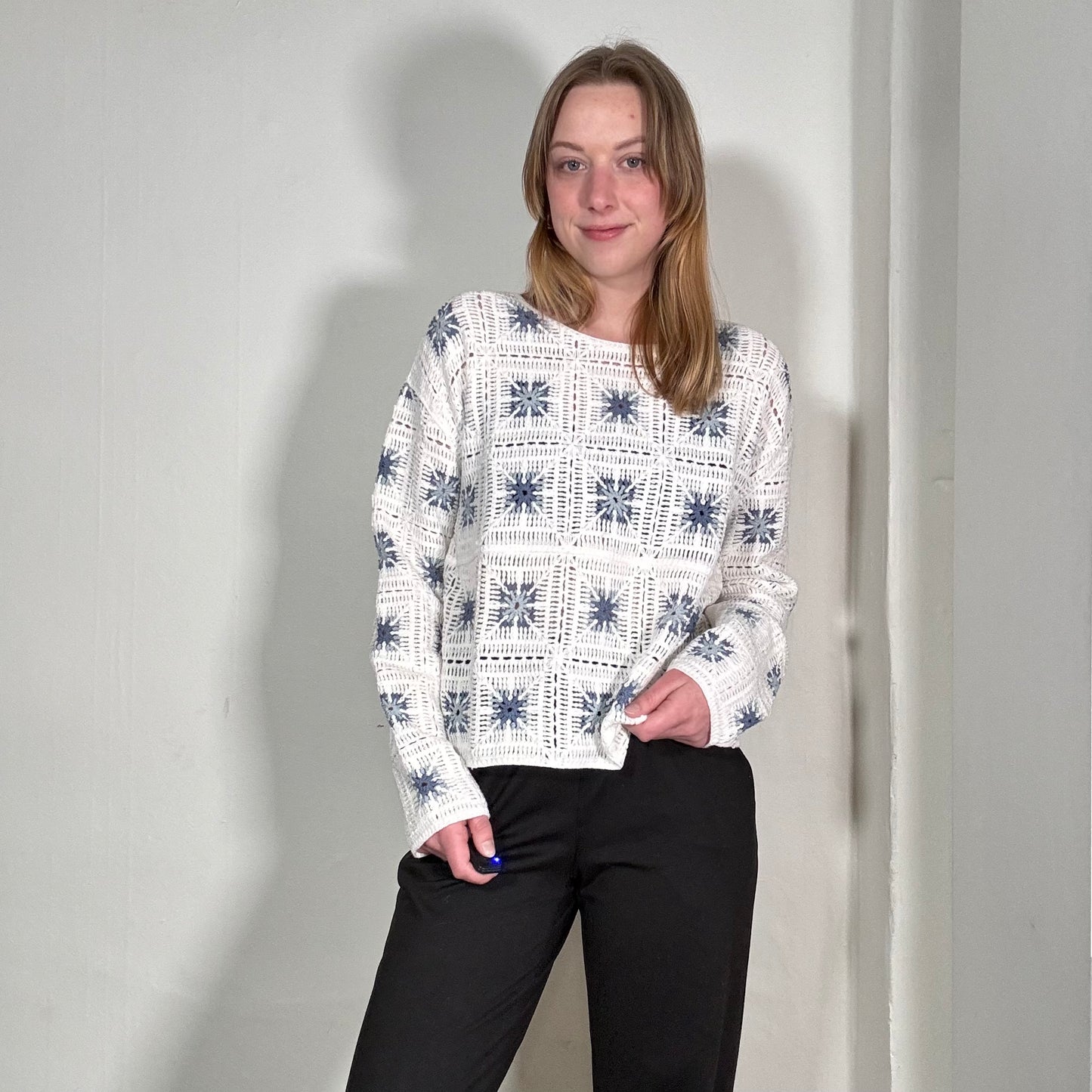 Picadilly - Crochet Long Sleeve Sweater