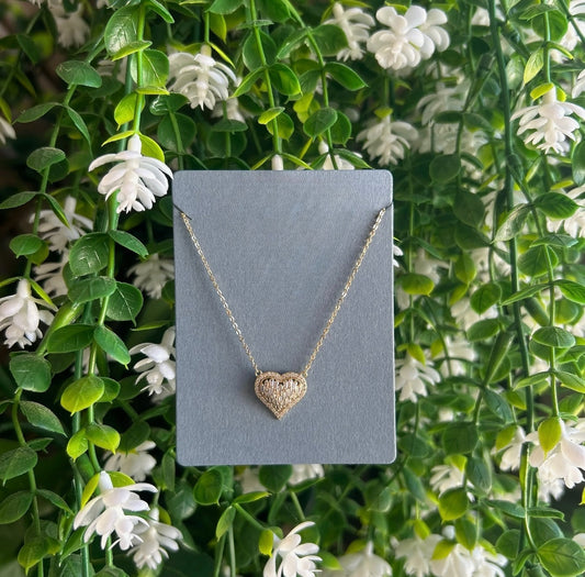 Jacqueline Kent - Dainty Heart Pendant Necklace