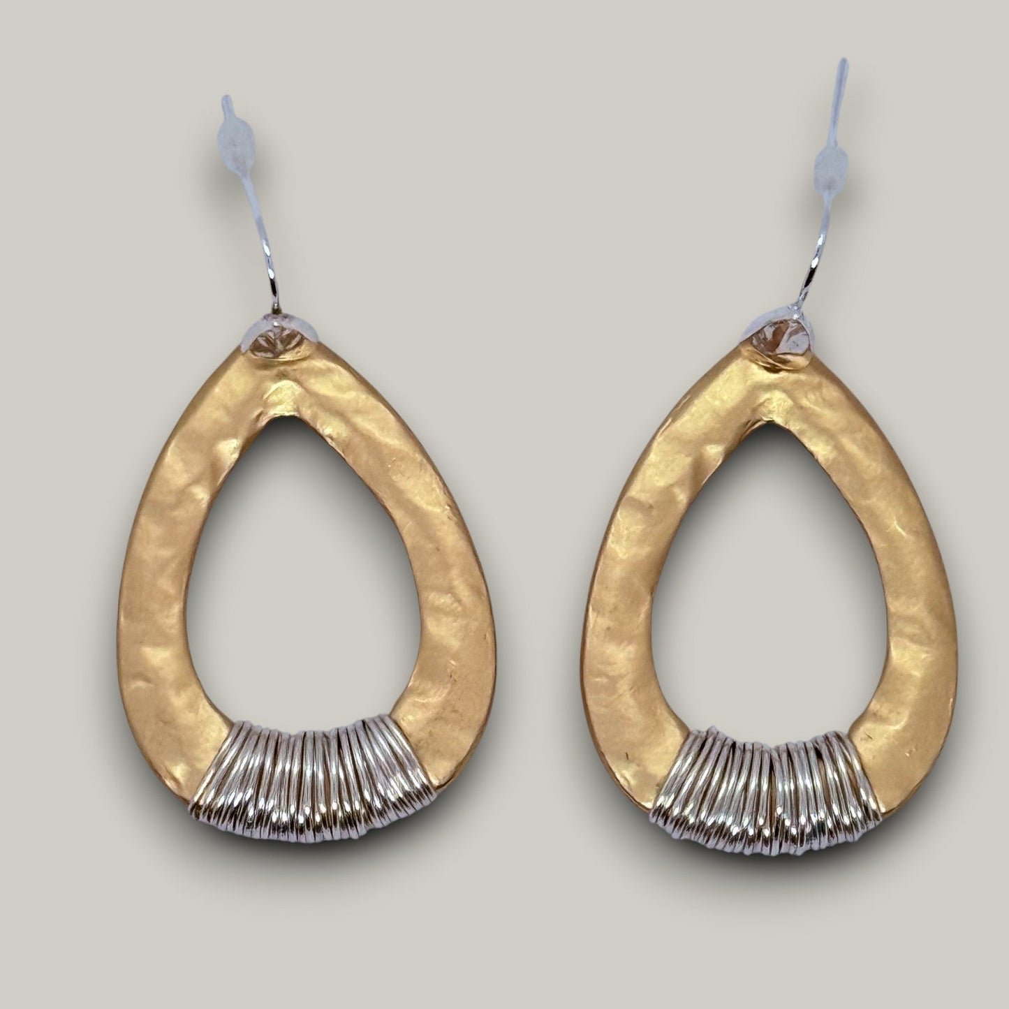 EL-KA - Teardrop Coil Earrings