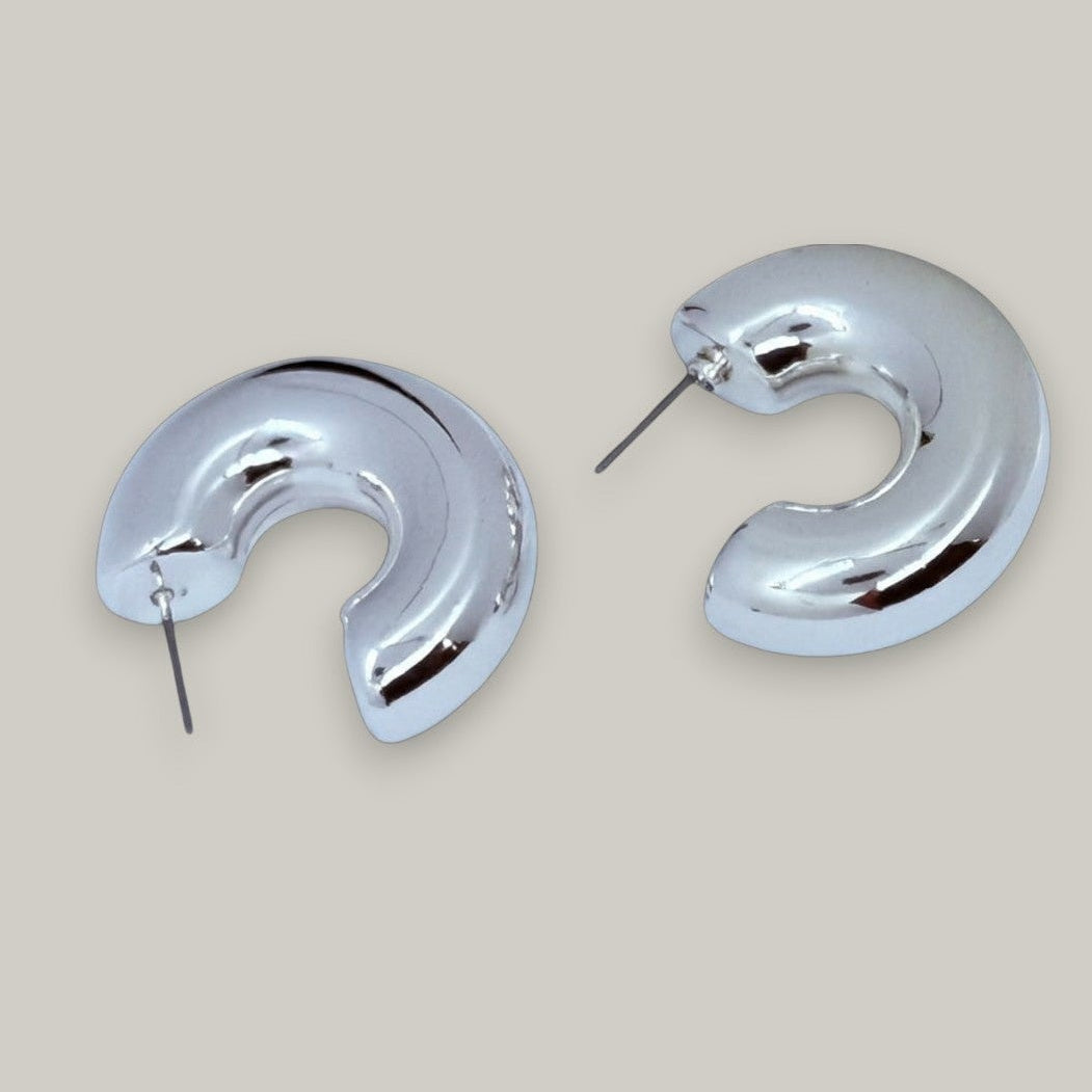 Merx - Rounded Hoop Studs