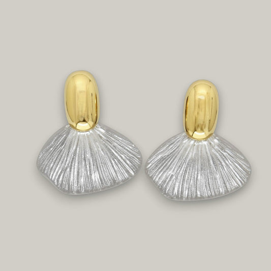 Audrey's - Petal Arc Drop Studs