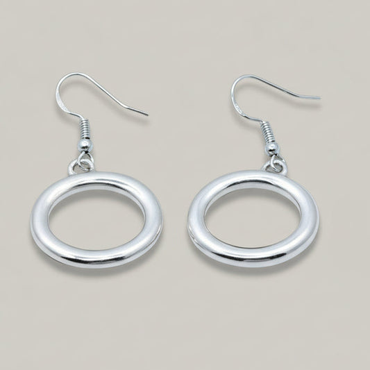Audrey's - Fluid Circle Drop Earrings