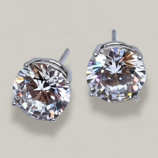 Audrey's - Solitaire Crystal Studs