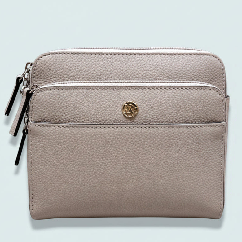 La Diva - Top Zip Crossbody Purse