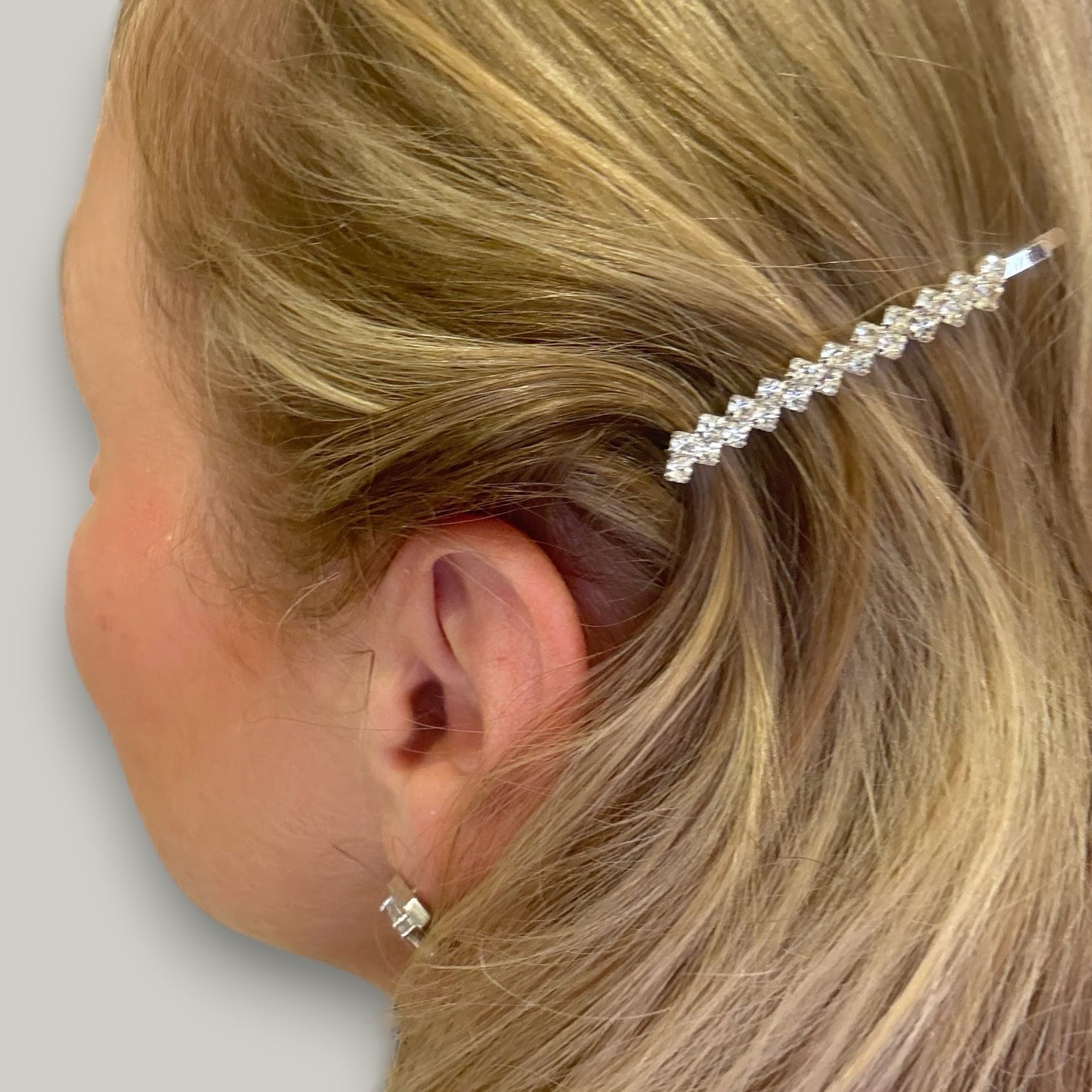 EL-KA - Crystal Zig-Zag Hair Clips