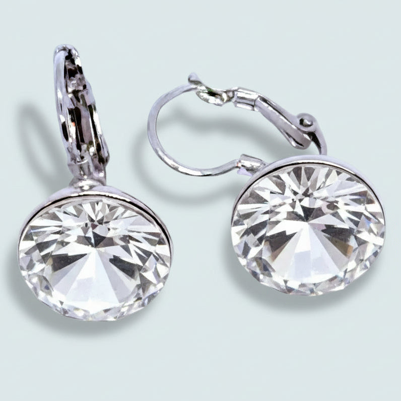 Audrey's - Faceted Crystal Drop Earrings