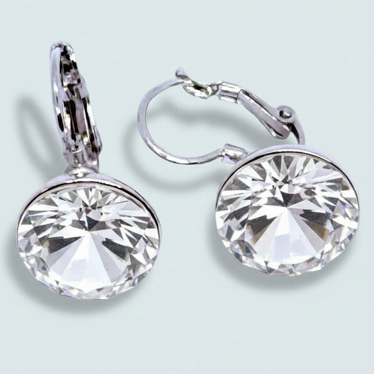 Audrey's - Faceted Crystal Drop Earrings