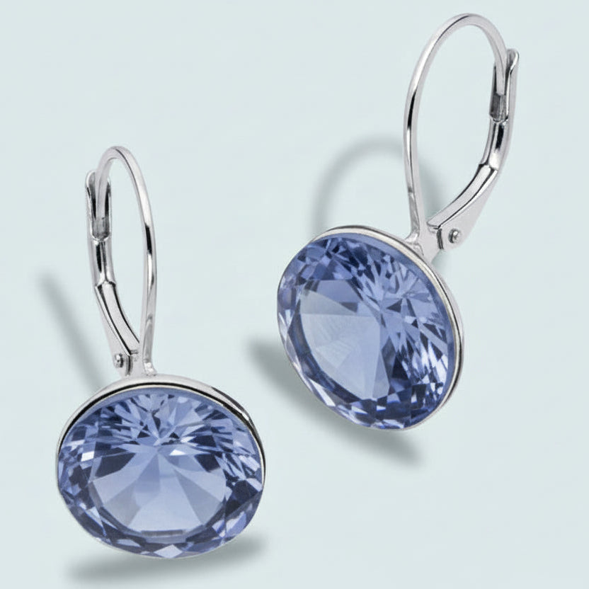 Audrey's - Faceted Crystal Drop Earrings