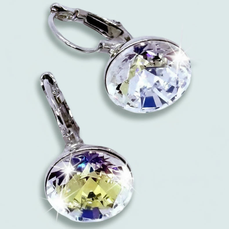Audrey's - Faceted Crystal Drop Earrings