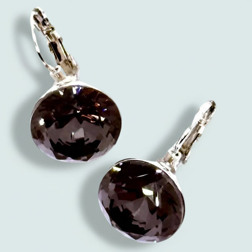 Audrey's - Faceted Crystal Drop Earrings