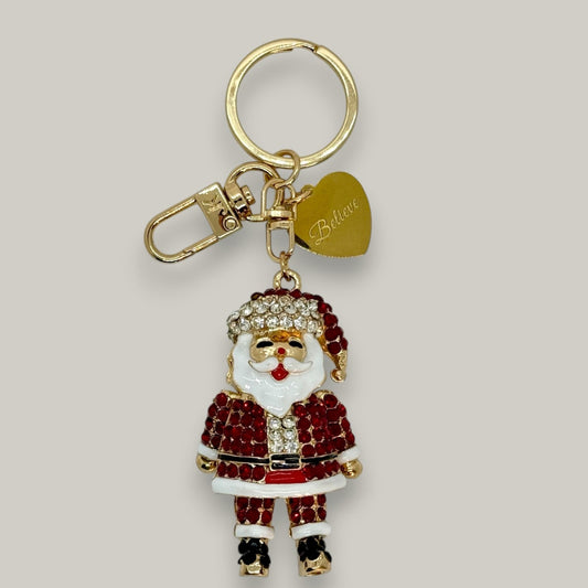 Jacqueline Kent - Santa Charm Keychain