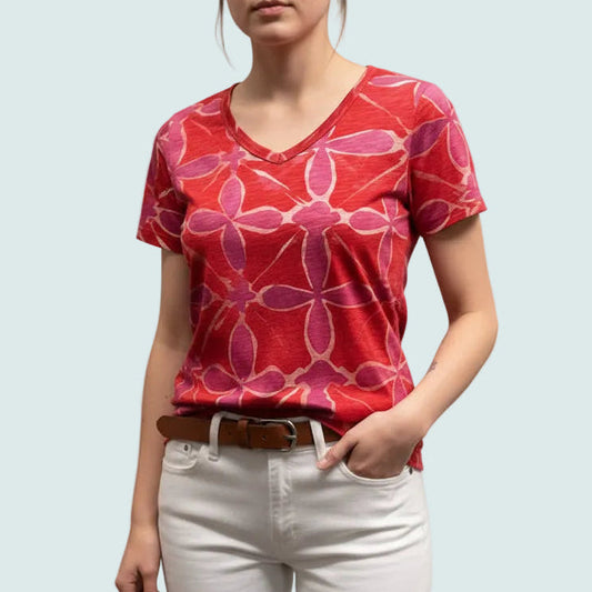 Tango Mango - Petal Sketch Floral Tee