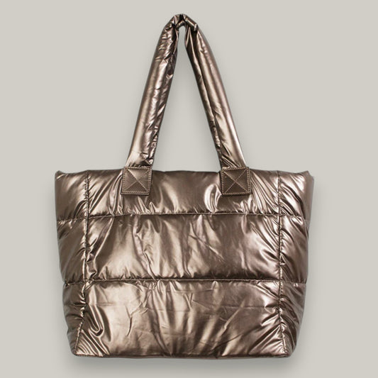 Audrey's - Metallic Puffer Tote