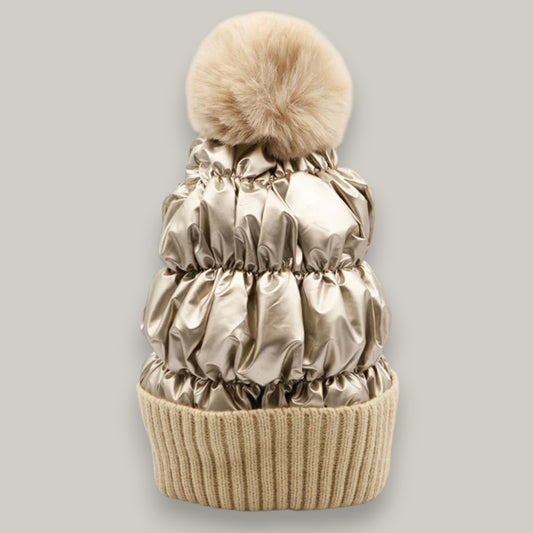 Audrey's - Metallic Puffer Hat