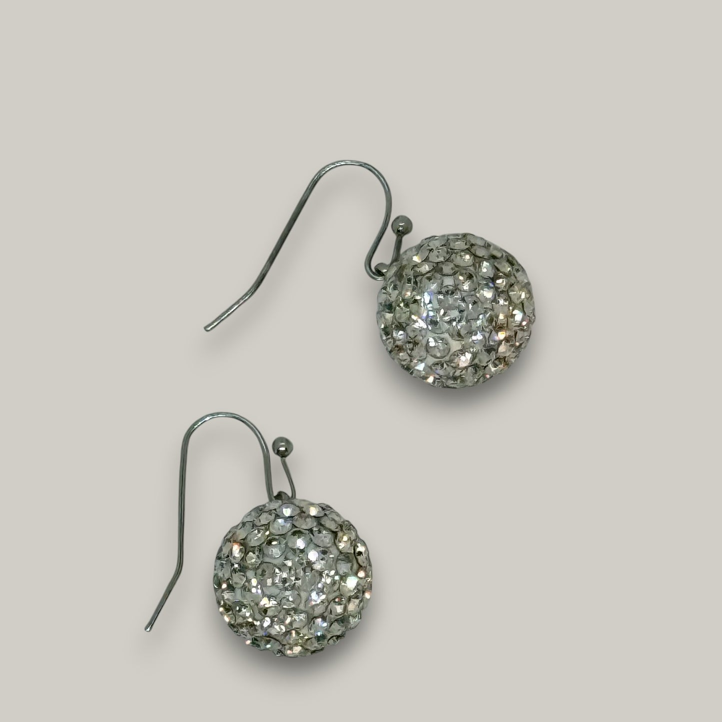 EL-KA - Sparkling Crystal Ball Earrings