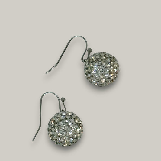 EL-KA - Sparkling Crystal Ball Earrings