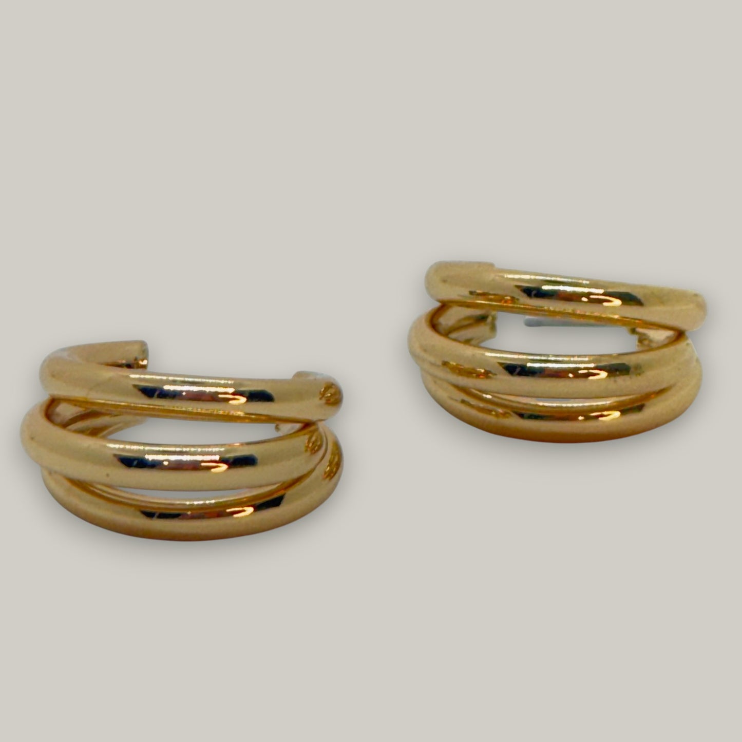 EL-KA - Triple Band Hoop Earrings
