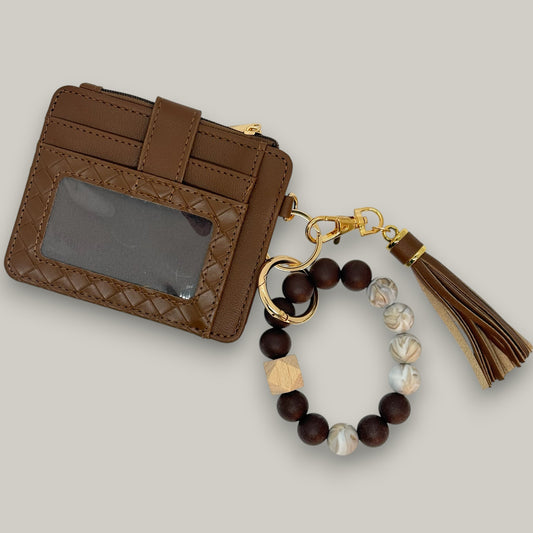 Audrey's - Woven Card Holder Bracelet Set