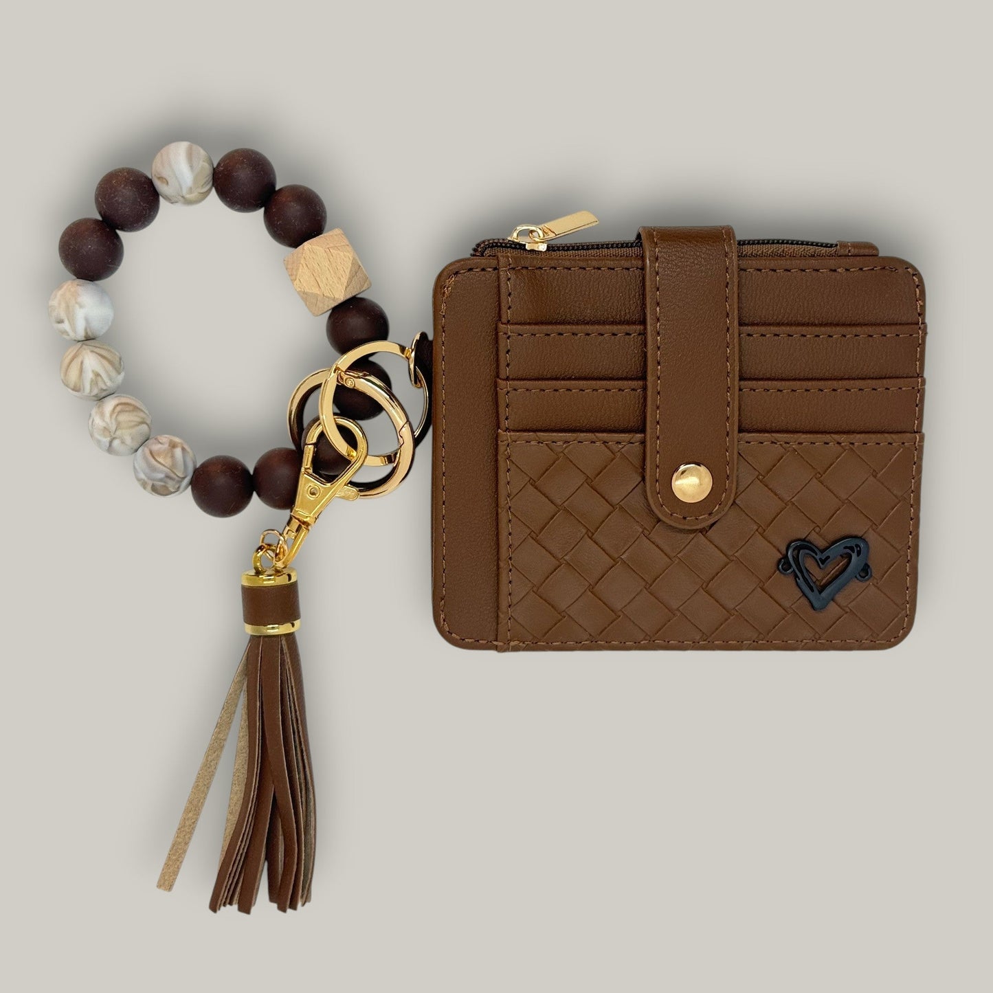 Audrey's - Woven Card Holder Bracelet Set