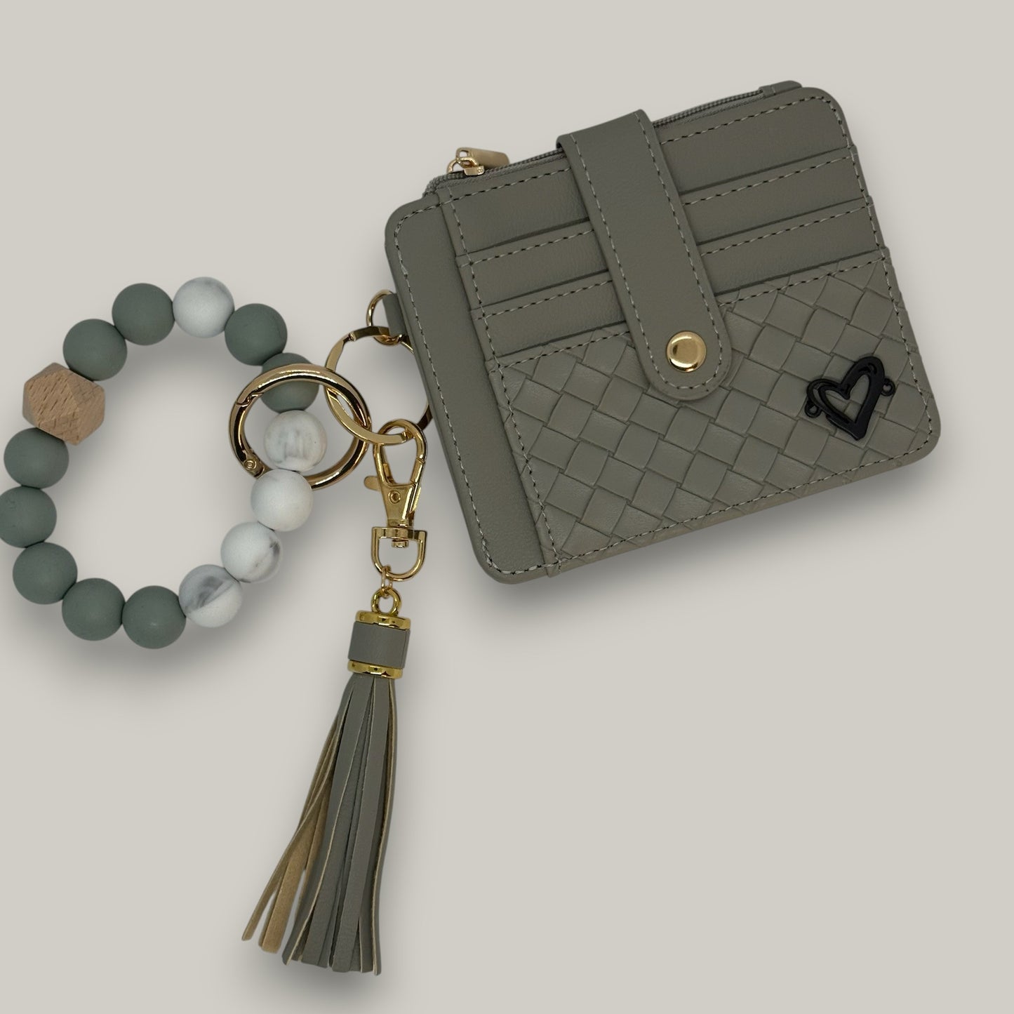 Audrey's - Woven Card Holder Bracelet Set