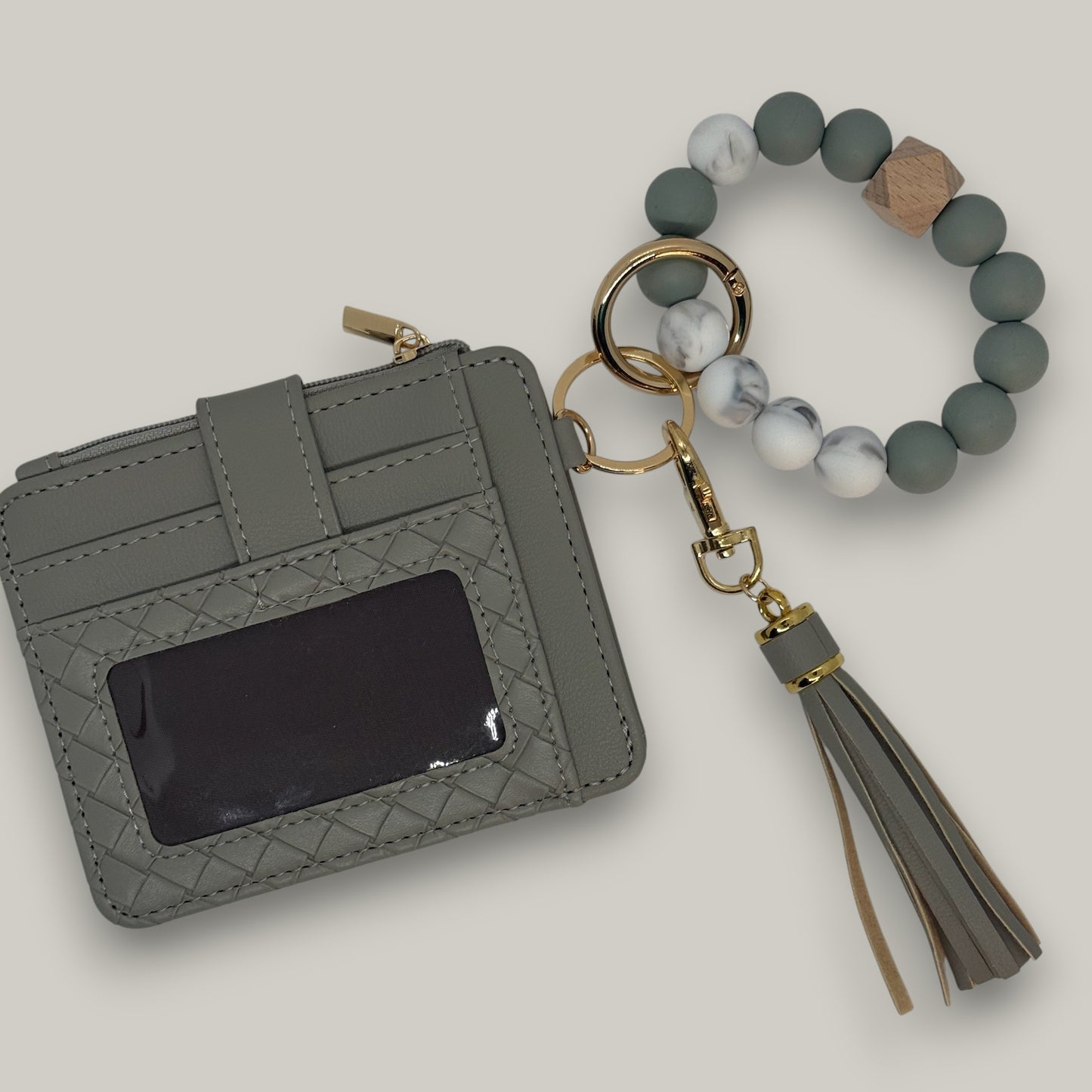 Audrey's - Woven Card Holder Bracelet Set