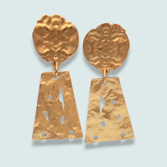 Audrey's - Artisan Textured Drop Earrings