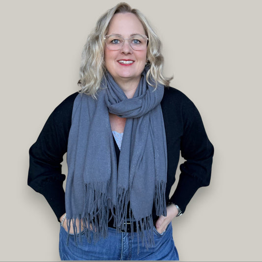 Alina - Cashmere Feel Solid Scarves