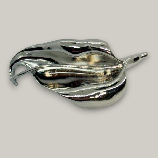 Merx - Metallic Petal Brooch