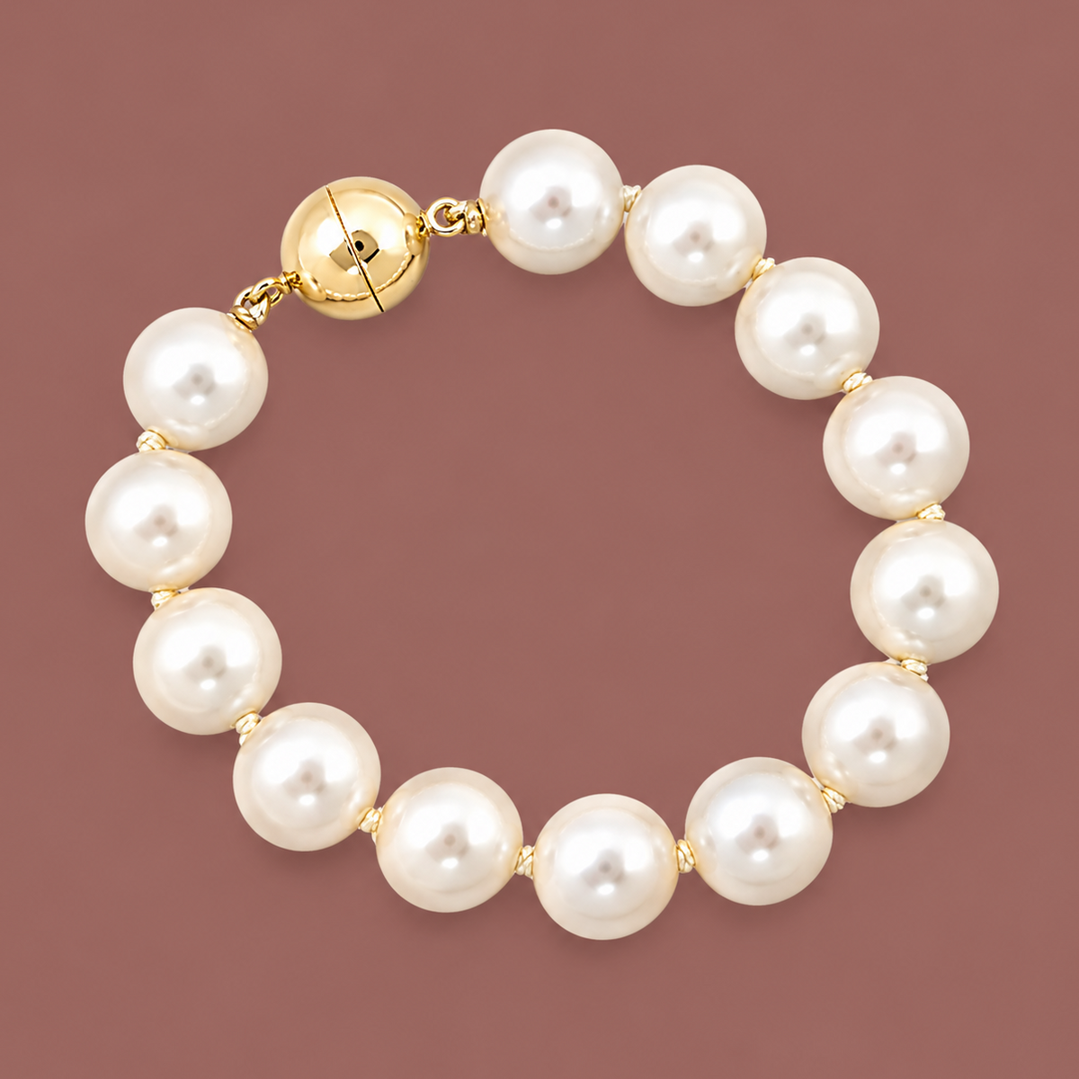 Merx - Classic Pearl-Look Bracelet