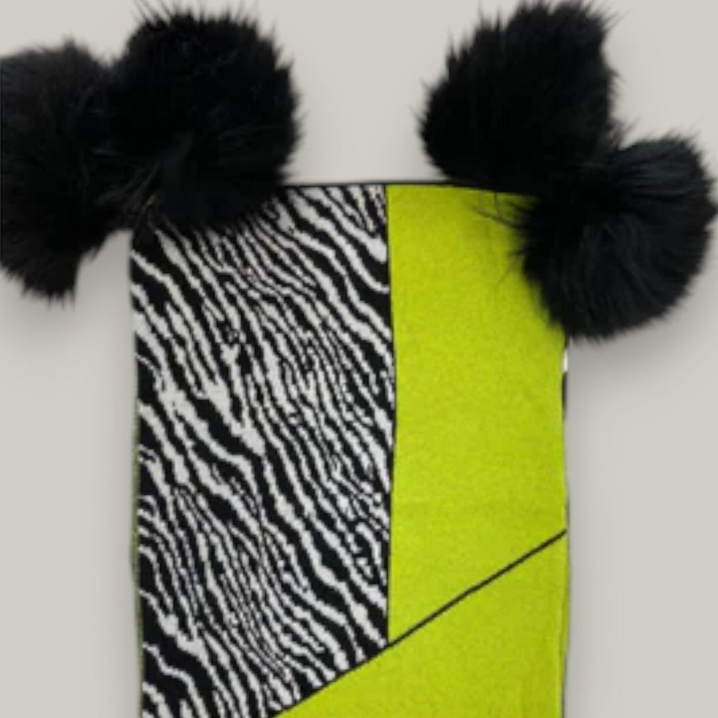 Miss Caprice - Izara Scarf With Pompoms