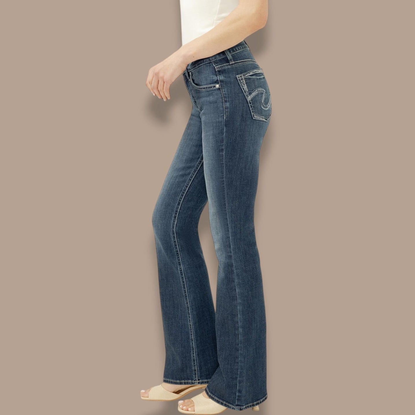 Silver Jeans - Suki Mid Rise Bootcut Luxe Stretch Jeans
