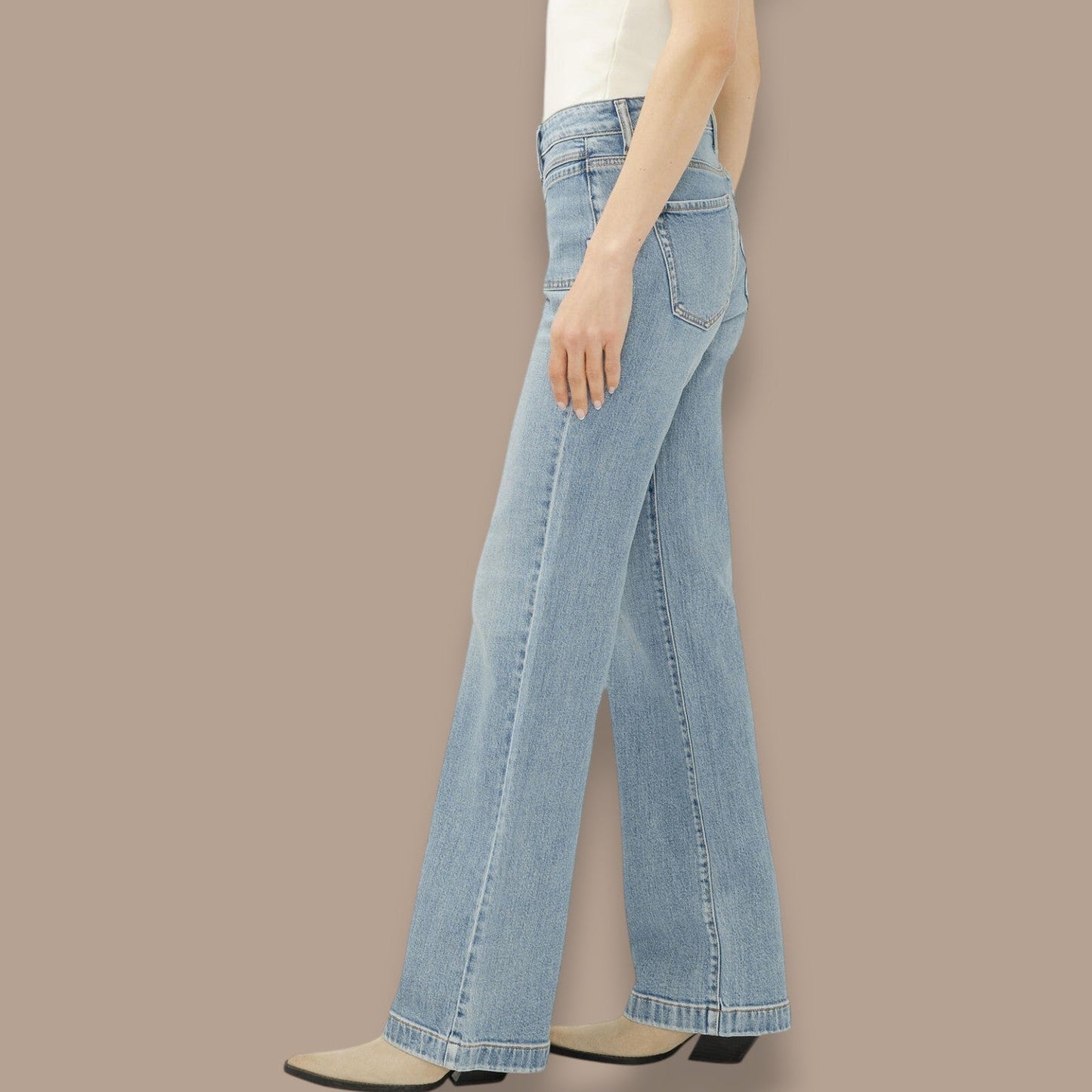 Silver Jeans - Avery High Rise Trouser Leg Jeans