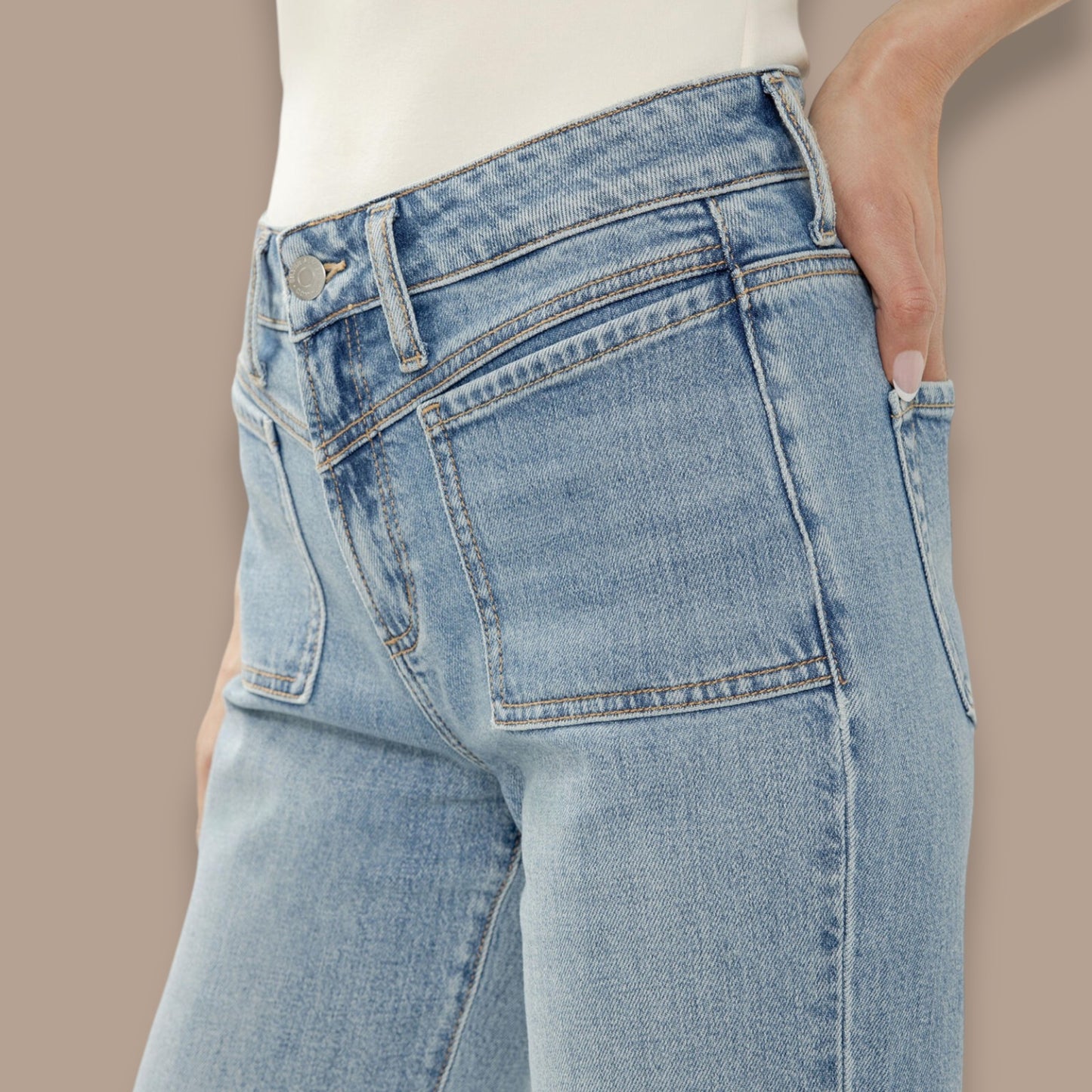 Silver Jeans - Avery High Rise Trouser Leg Jeans