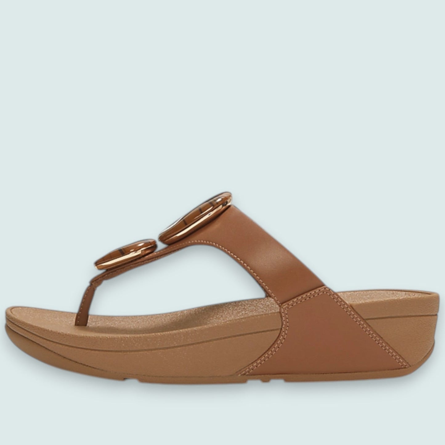 FitFlop - Marbled-Stone Toe-Post Sandals