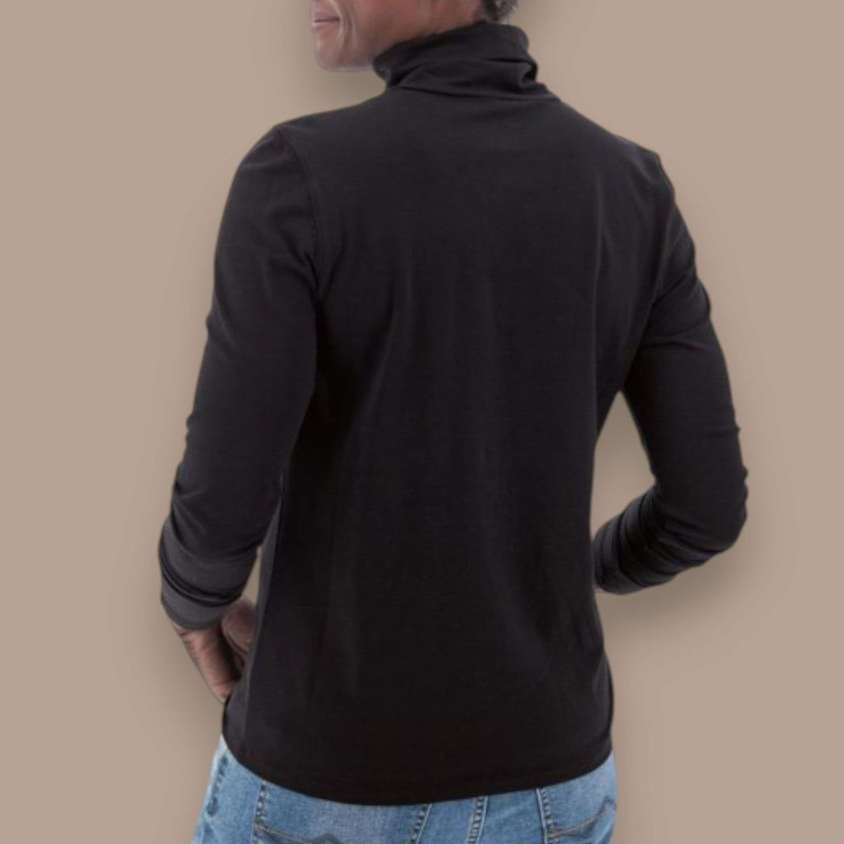 Old Ranch - Classic Long Sleeve Turtleneck Top