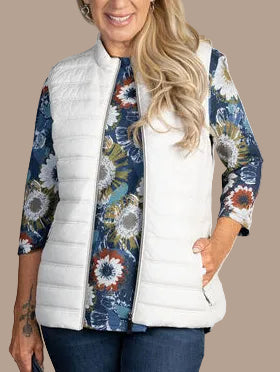 Moffi - Lightweight Quilted Zip-Front Vest