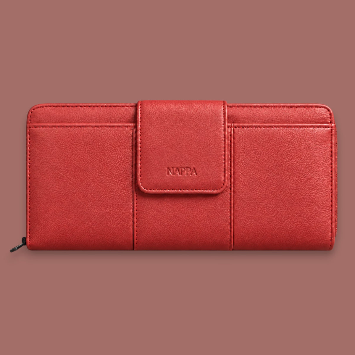 Nappa - Veronica Pebbled Zip Wallet