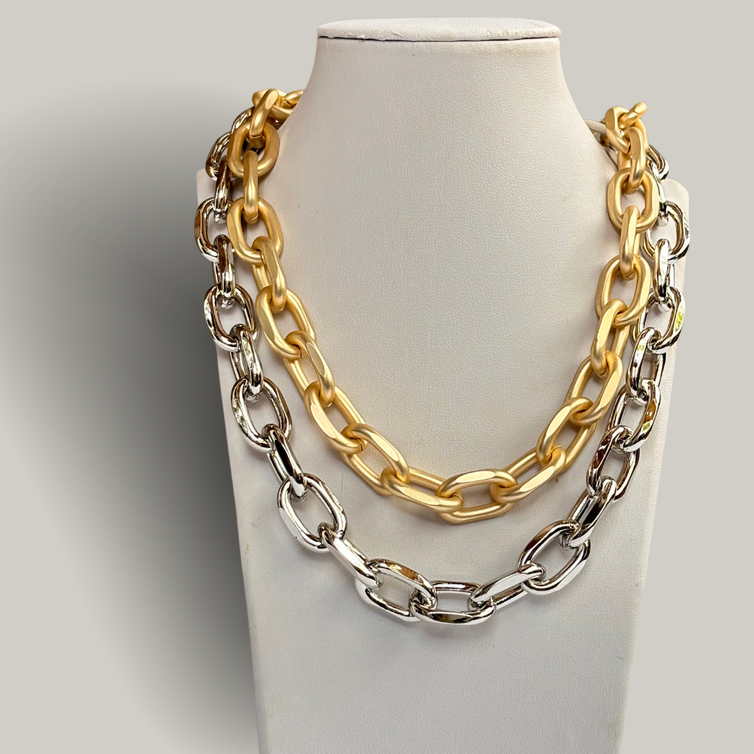 Fashion Jewelry - Simple Chain Link Necklace