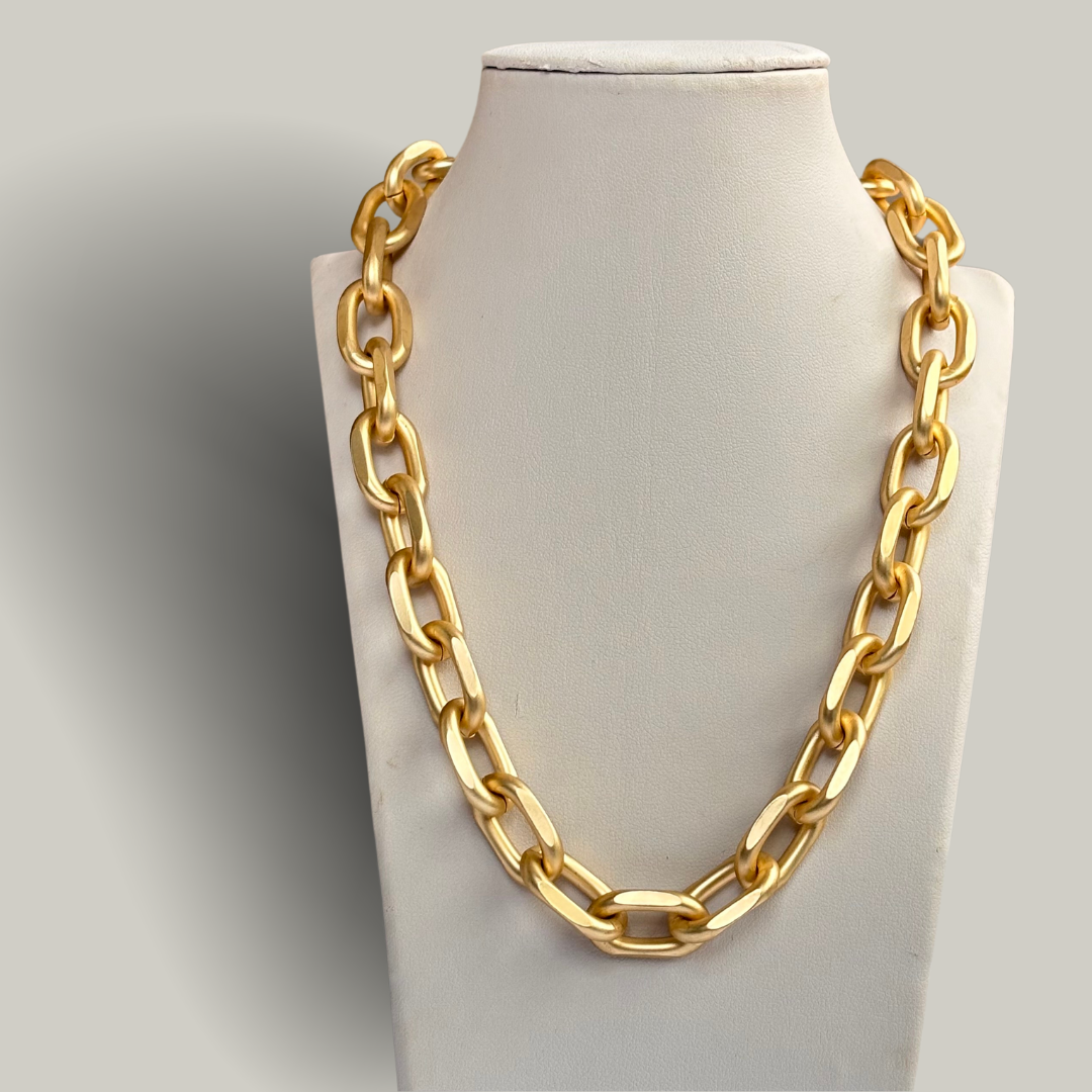 Fashion Jewelry - Simple Chain Link Necklace