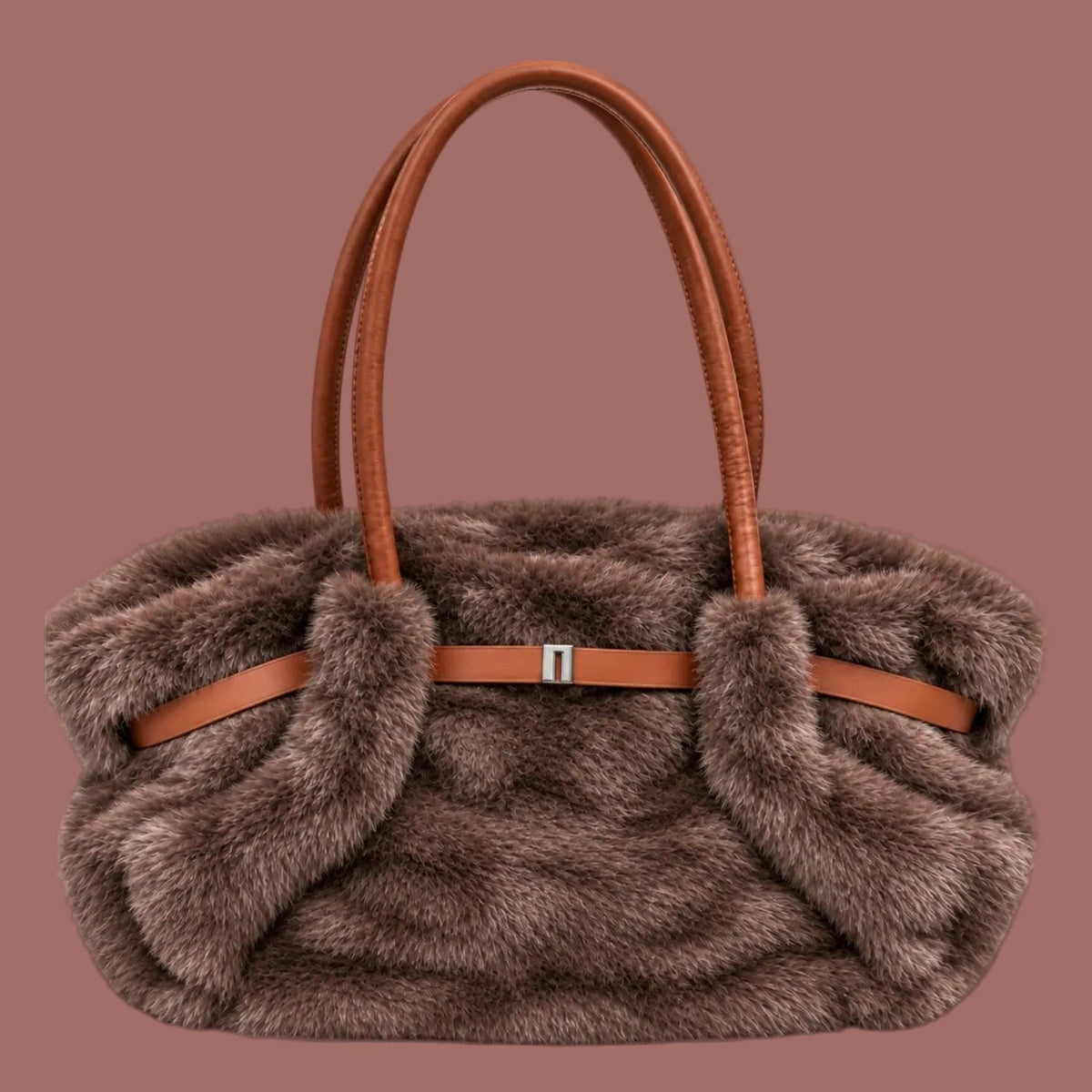 Audrey's - Plush Faux Fur Handbag
