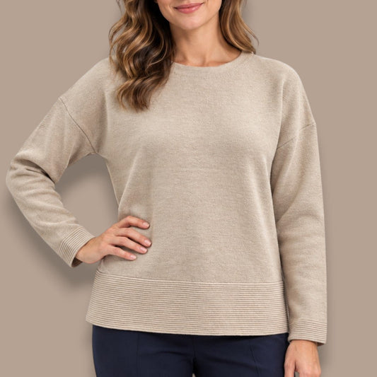 Goa - Rib Trim Crew Neck Sweater