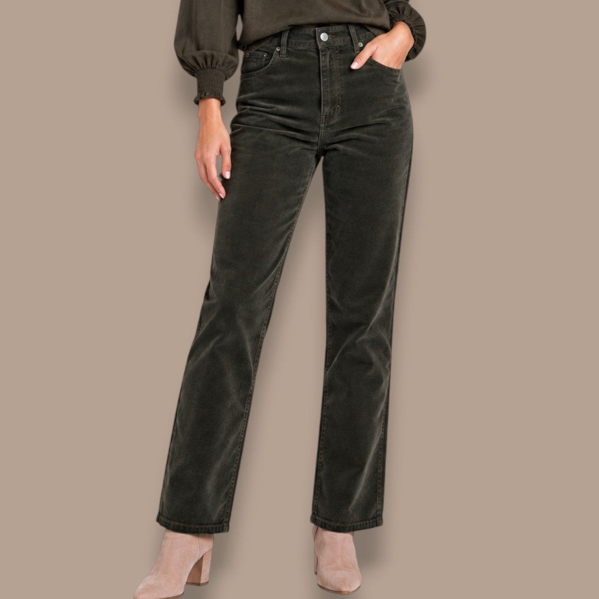 Carreli - Straight-Leg Corduroy Pants