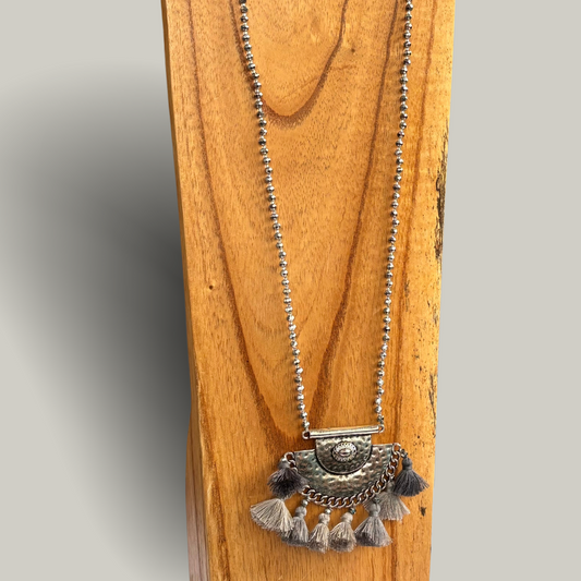 Suzie Blue - Boho Pendant Necklace