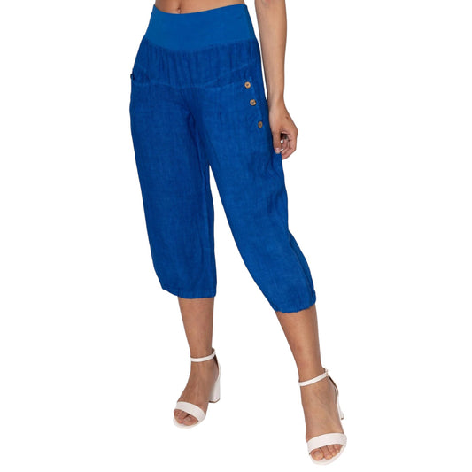 Linen Luv - French Linen Capris